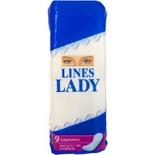 ASSORBENTI LINES LADY ANATOMICO x9pc 